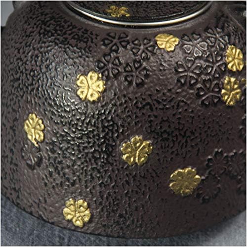 tetsubin cast iron kettle workshop japanese Healthy cast iron Teapot with Stainless Steel Infuser （600mL）【1.0Kg】 - Image 7