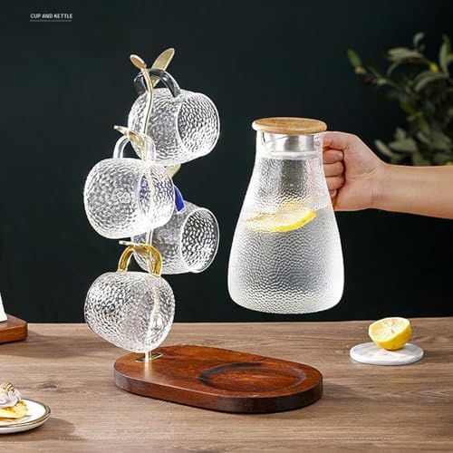 Coffee Mug Tree with Wooden Base, Metal Coffee Cup Holder for Countertop, Coffee Mug Stand for Kitchen Counter, Mug Rack Display for Counter Top Kitchen Organizer with 4 Hooks,Gold - Image 7