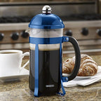 BonJour Coffee 8-Cup Maximus French Press, Blue - Image 3