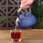 Cast Iron Teapot,34oz/1000ml Japanese TetsubinTea Pot with Infuser - Image 7