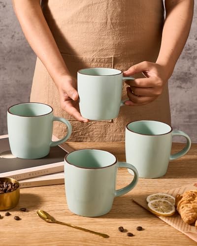 famiware Mercury Coffee Mugs 13 oz, Coffee Mugs Set of 4 with Handle - Image 7