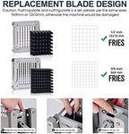 French Fry Cutter, Sopito Professional Potato Cutter Stainless Steel with 1/2-Inch and 3/8-Inch Blade Great for Potatoes Carrots Cucumbers - Image 4