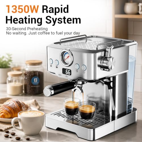 Beginner Espresso Machine, Barista Coffee Machine for Home Kitchen - Image 4