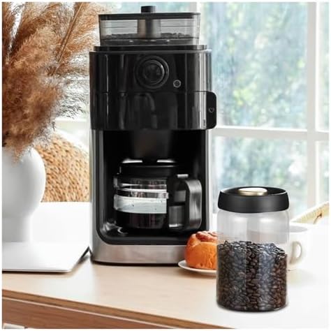 Airtight Coffee Canister - Vacuum Sealed Food Storage Container with Wide Mouth Lid for Coffee Beans, Tea, and Dry Goods - Image 3