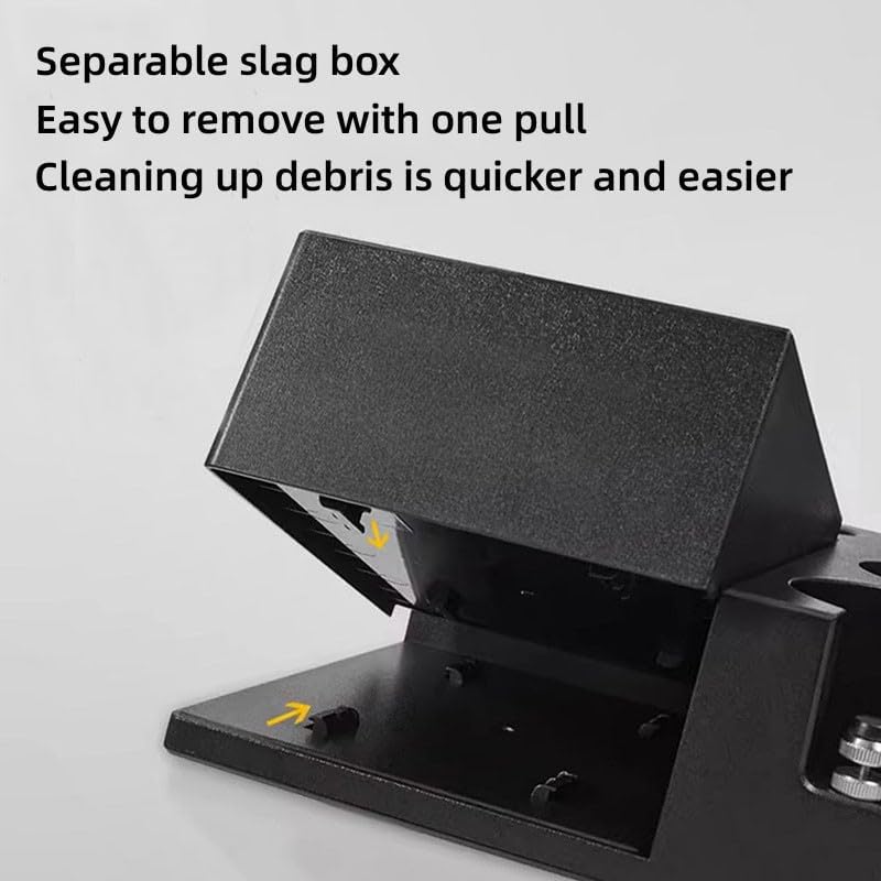 Espresso Knock Box,Plastic Black Coffee knock box,Espresso Tamping Mat,Espresso Accessories Tool for Baristas，Storage 51-58MM Espresso Tamper (Black) - Image 3