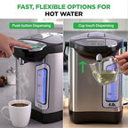 NutriChef Hot Water Dispenser, 4L Water Boiler and Warmer - Image 2