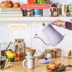 1-Liter Electric Gooseneck Kettle 1200 W, Lavender - Image 2