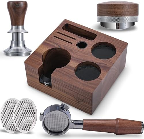Breville Espresso Machine Accessories Set 54mm Walnut by KNODOS