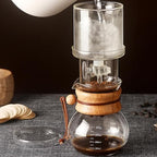Cold Brew Coffee Maker 400ml, Double Layer Borosilicate Glass Ice Drip Coffee Machine, Glass Dripper with Filter Paper and Adjustable Water, for Home Tea Room Office - Image 4