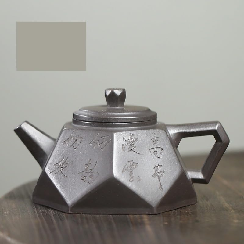 Tea Pots For Loose Tea Chinese Retro Classic Purple Clay Pot Home Office Teapot Retro Style Tea Set Suitable For Most Teas Tea Infuser Pot(B) - Image 6