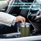 20oz Tumbler with Straw and Brush, Stainless Steel Vacuum Insulated tumbler, Double Wall Insulated Coffee Tumbler for Outdoor, Home, Travel,Office (Army Green,4pcs) - Image 4