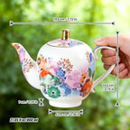 KAMMAK Tea Set for Adults, Tea Pot and Cup Set - Image 3