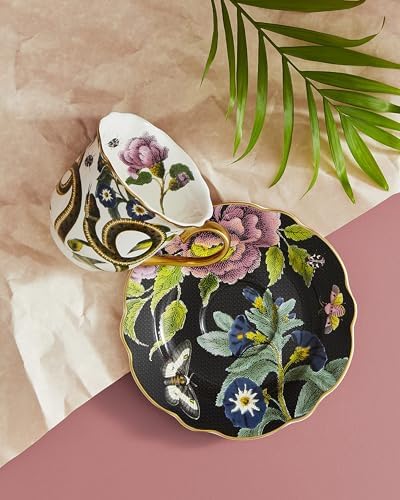 Spode Creatures of Curiosity Tea Cup and Saucer Fluted Black Snake (CRCSB8818-XG) - Image 4