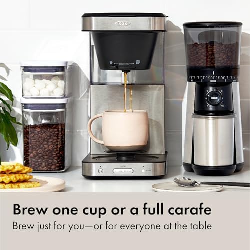 OXO Brew 8-Cup Coffee Maker - Single-Serve, Thermal Carafe, Stainless Steel - Image 2