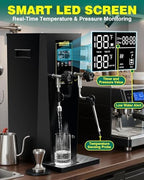 WantJoin Commercial Milk Frother & Beverage Warmer - 2200W Professional Milk Steamer Machine with LED Display Panel for Latte, Cappuccino, Coffee, Hot Chocolate and Milk Tea, Perfect for Cafes & Home - Image 3