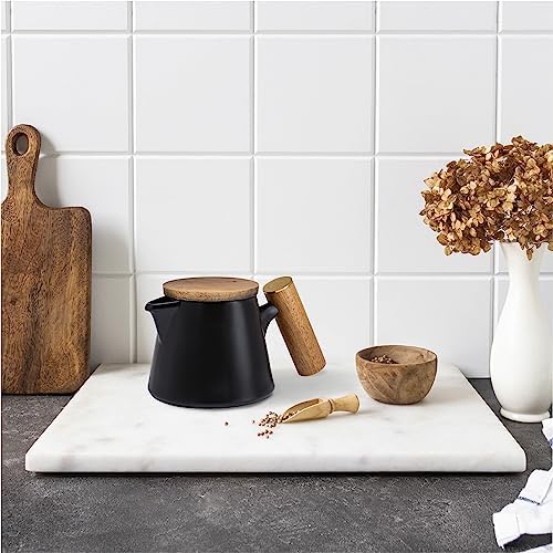 ChefWave Ceramic Tea Pot and Mug Bundle (Matte Black) - Image 7