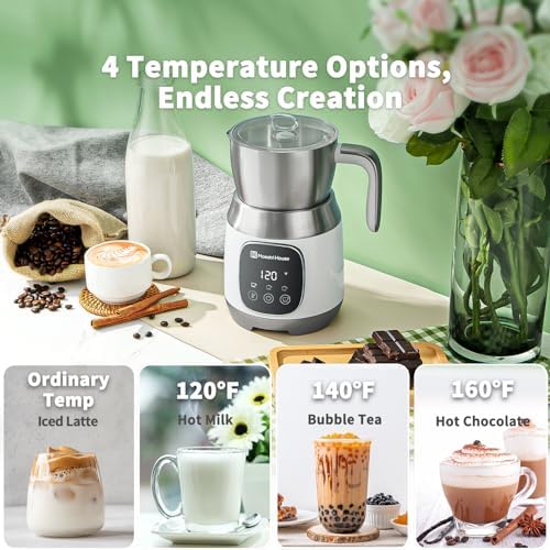 LunaFro 2.0 Handheld Electric Foam Maker Waterproof Drink Mixer Foamer for Lattes, Cappuccino, White+DualFro 600 - Image 7