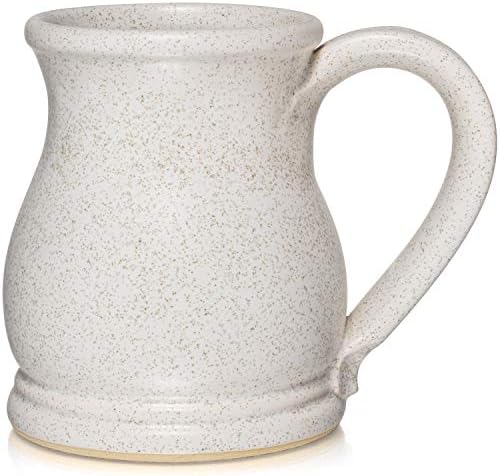16oz Potbelly Coffee Mug Handmade in the USA (Vanilla Bean) by Uncommon+Clay