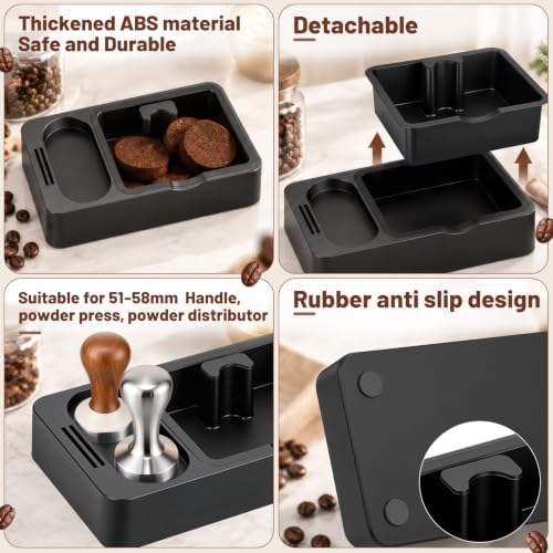 Silicone Coffee Mat with Tamping Station - Espresso Accessories - Image 2