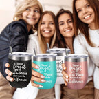 Sieral 8 Pcs Thank You Gifts for Women Appreciation Wine Tumbler, Cute - Image 5