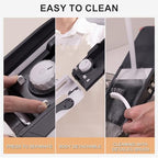 ONCE FOR ALL Safe Mandoline Slicer Pro, Veggie Slicer with Container, Gray - Image 5