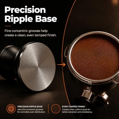 54mm 3-Spring Loaded Espresso Tamper - Self-Leveling fits Breville - Image 7