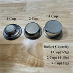 8g/18g/22g Basket 58mm Bottomless Portafilter Solid Wood Handle，Compatible For Breville，BES900/BES920/BES980 Barista Accessory(A Rosewood,With 124 cup basket) - Image 4