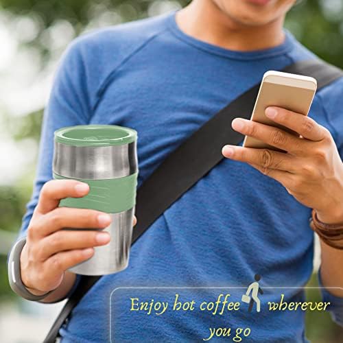 Mixpresso Single Cup Coffee Maker & 14oz Travel Mug, Lightweight Personal Drip Coffee Brewer & Tumbler, Compatible with Coffee Grounds Bubdle With 3 Piece Set Of Airtight Coffee And Sugar Plastic Cani - Image 7