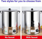 Smart Fast Boil Electric Kettle,Commercial Catering Urn Hot Water Er Dispenser Soup Buffet Warming Pot With Temperature Control 30-110°C Ing Water Buc - Image 4
