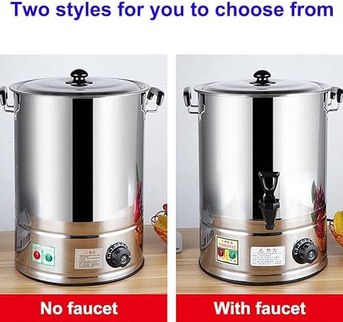 Smart Fast Boil Electric Kettle,Commercial Catering Urn Hot Water Er Dispenser Soup Buffet Warming Pot With Temperature Control 30-110°C Ing Water Buc - Image 4