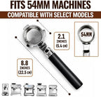 54mm Bottomless Portafilter, True Lay-Flat Naked Portafilter - Image 4