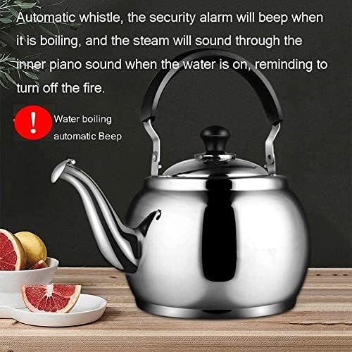 Tea Kettle Gas Kettle an Stovetop Water Kettle and Stainless Steel Stovetop Safe Teapot an Induction Whistling Stovetop Kettle Stove Top Whistling Tea Kettle (Onecolor 6.8l) - Image 4
