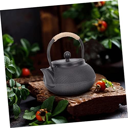 Iron Tea China Teapot Kettle Teapot for Stovetop Metal Teapots Teapot with Infuser Tea Pot Japanese Tetsubin Teapots Stainless Steel Water Bottle Desktop Decor Whistle of, - Image 3