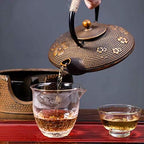 Japanese Style Cast Iron Teapot Kettle 0.9L - Image 7