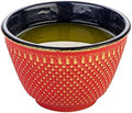 Restaurantware 4 oz Red Cast Iron Tea Cup, 2 Pack by Restaurantware