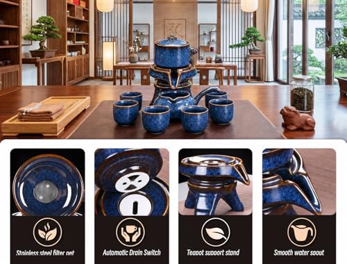 Chinese Tea Set, Japanese Gongfu Tea Set, Teapot Set With Infuser - Image 4