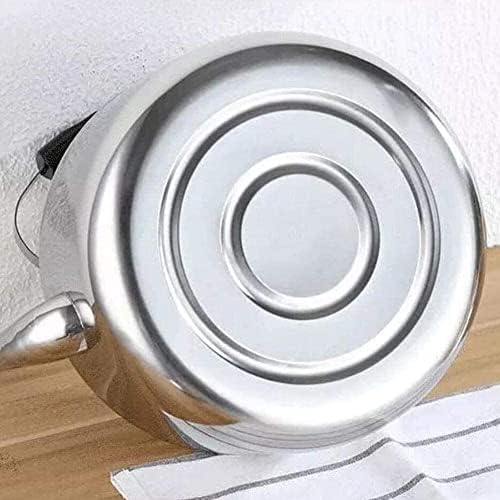 Whistling Kettle Kitchen Gas Kettle 4L/5L Whistling Tea Kettle Stovetop Stainless Steel Whistling Teapot with -hot Rubber Handle Stovetops - Image 6