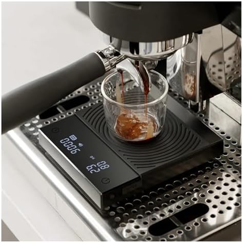 Digital Coffee Kitchen Scale with Timer – Compact Scale for Pour Over, Espresso, and Ingredients – Black Mirror Style(Black Mirror Basic 3) - Image 6