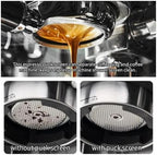 1PCS Coffee Puck Screen 51/53.5 58.5MM 316 Stainless Steel Portafilter Filter Plate Lower Shower For Espresso Machine 150um(2 Grooves Wood Hold) - Image 6