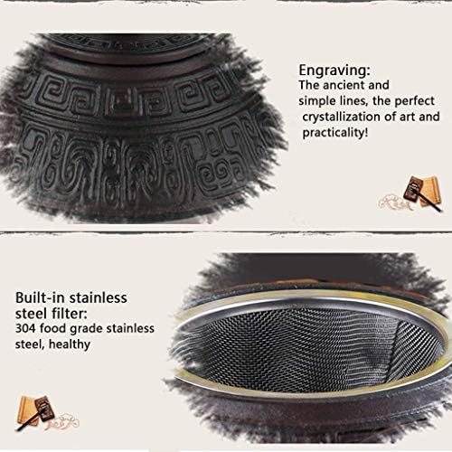 Best Japanese Cast Iron Teapot with Stainless Steel Tea Infuser, Tea Kettle Stovetop Safe Octopus feet - Image 2