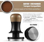 MHW-3BOMBER 53mm Espresso Coffee Tamper & WDT Espresso Distribution Tool Adjustable Range - Image 4