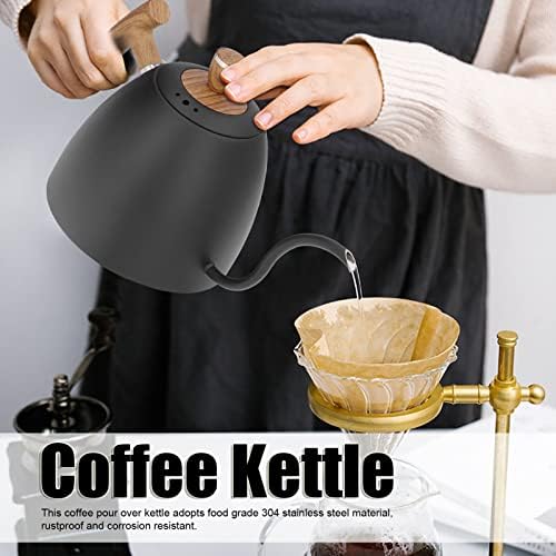 Pour Over Coffee Kettle, 800ml Gooseneck Tea Kettle, Stainless Steel Kettle with Gooseneck Spout for Various Brewing Methods - Image 2