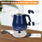 1.8L Electric Kettle, Tea Kettle with Fast Boil 1350W,Navy Blue - Image 5