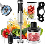 1200W Immersion Blender Handheld, 5-in-1 Variable Speed by Linklife
