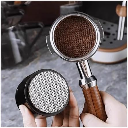 Stainless Steel 3-in-1 Tamper Needles Coffee Distributor Stirrer Needles Press Powder Hammer Espresso Tamper Leveler Tool(53mm,Thread-Base) - Image 2