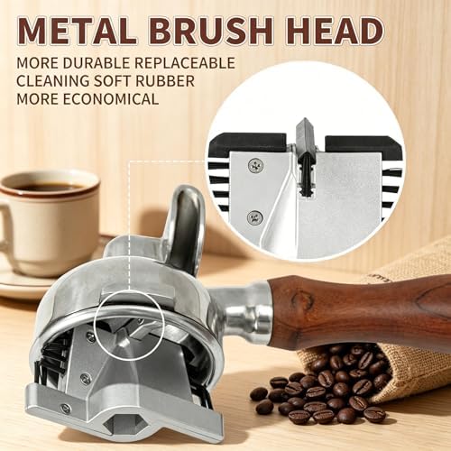Automatic Espresso Portafilter Cleaner, 3 Types of Heads, 220V, Safe and Easy to Use, Both at Home and Commercial, Essential for Making Quality Coffee - Image 4