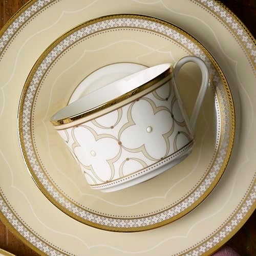 Noritake Trefolio Gold Set of 4 Tea Cup, 7-1/2 oz. - Image 7
