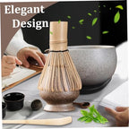Matcha Tea Set with Whisk Bowl Spoon Holder, Japanese Traditional Manual Kit Style1 - Image 2