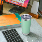 20 oz Tumbler Stainless Steel Tumblers Bulk with Lid Double Wall Insulated Coffee Tumbler Cups for Hot & Cold Drinks Powder Coated Travel Coffee Tumbler Mug Metal (Jade, 12 pack) - Image 6