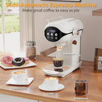 20 Bar Espresso Machine, Compact Espresso Maker with Milk Frother - Image 6